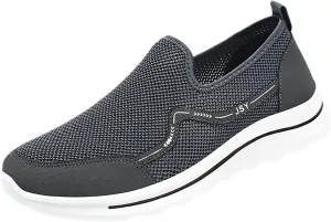 Men's New Flying Weave Walking Shoes Breathable and Comfortable Men's Casual Jogging Sneaker Shoes