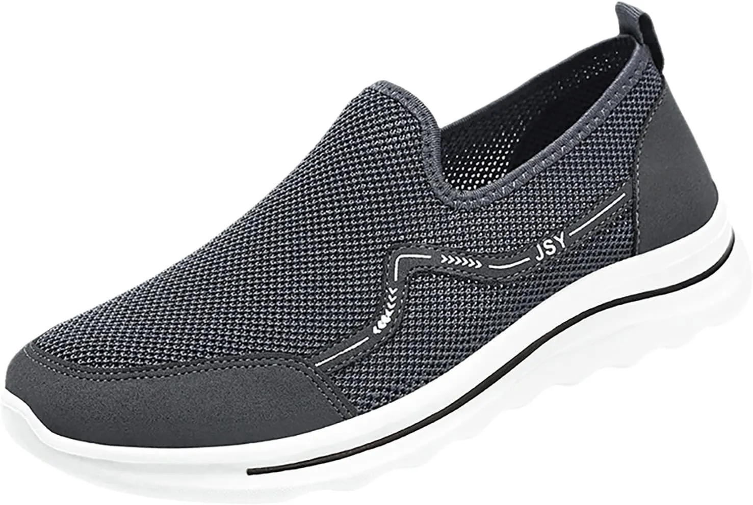 Men's New Flying Weave Walking Shoes Breathable and Comfortable Men's Casual Jogging Sneaker Shoes
