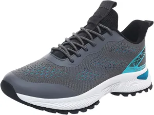 Mens Running Shoes Slip On Sneakers Arch Support Non Slip Walking Tennis Shoe Gym Athletic Sports Fashion Casual Breathable Mesh Comfort Sole Sneaksers for Men Daily Workout