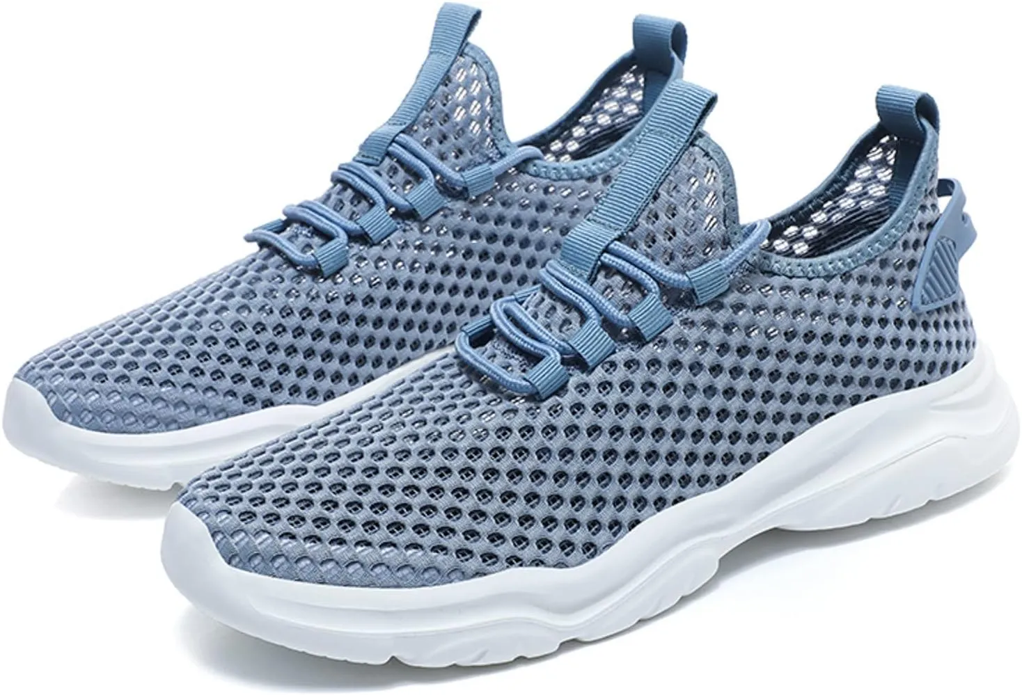 Mens Running Shoes Slip On Tennis Walking Non Slip Sneakers Workout Athletic Lightweight Casual Sport Shoe Ultra Breathable Summer Black Shoe with Arch Support for Men Daily Workout