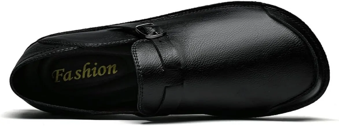 Mens Shoes Dress Slip-on Loafers: Men's Premium Genuine Leather for Driving