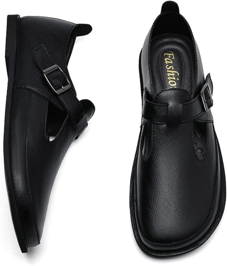 Mens Shoes Dress Slip-on Loafers: Men's Premium Genuine Leather for Driving