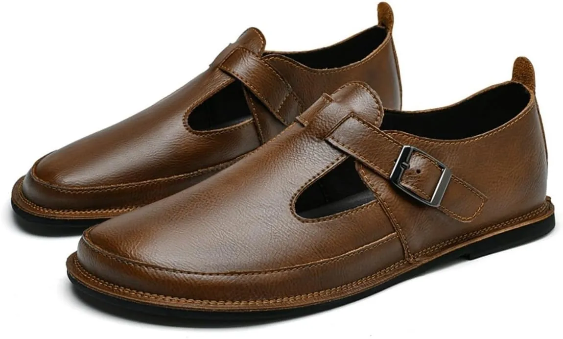 Mens Shoes Dress Slip-on Loafers: Men's Premium Genuine Leather for Driving
