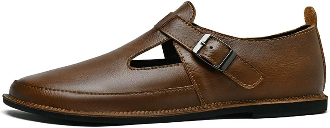 Mens Shoes Dress Slip-on Loafers: Men's Premium Genuine Leather for Driving