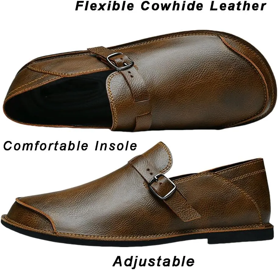 Mens Shoes Dress Slip-on Loafers: Men's Premium Genuine Leather for Driving