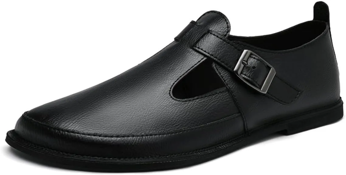 Mens Shoes Dress Slip-on Loafers: Men's Premium Genuine Leather for Driving