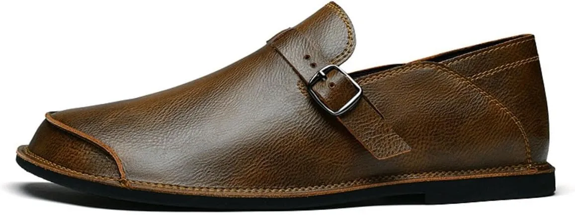 Mens Shoes Dress Slip-on Loafers: Men's Premium Genuine Leather for Driving