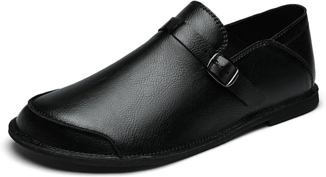 Mens Shoes Dress Slip-on Loafers: Men's Premium Genuine Leather for Driving