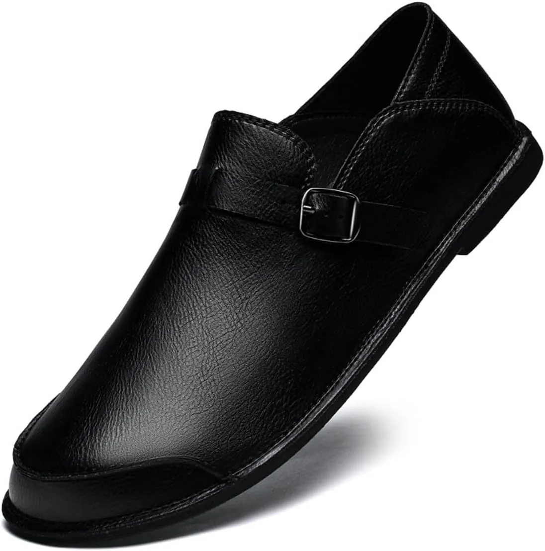 Mens Shoes Dress Slip-on Loafers: Men's Premium Genuine Leather for Driving