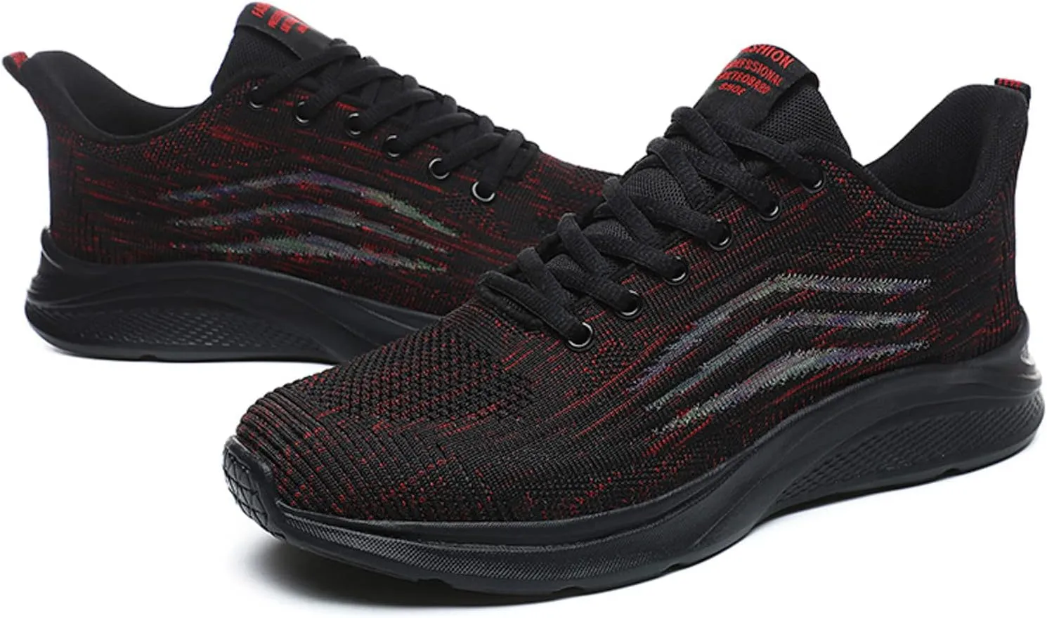 Mens Slip On Walking Shoes Casual Tennis Shoes Non Slip Thick Sole Cushion Running Sneakers Lightweight Workout Shoe Breathable Mesh Fashion Sneaker for Men Gym Outdoor Workout