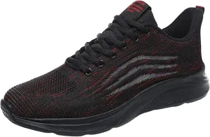 Mens Slip On Walking Shoes Casual Tennis Shoes Non Slip Thick Sole Cushion Running Sneakers Lightweight Workout Shoe Breathable Mesh Fashion Sneaker for Men Gym Outdoor Workout