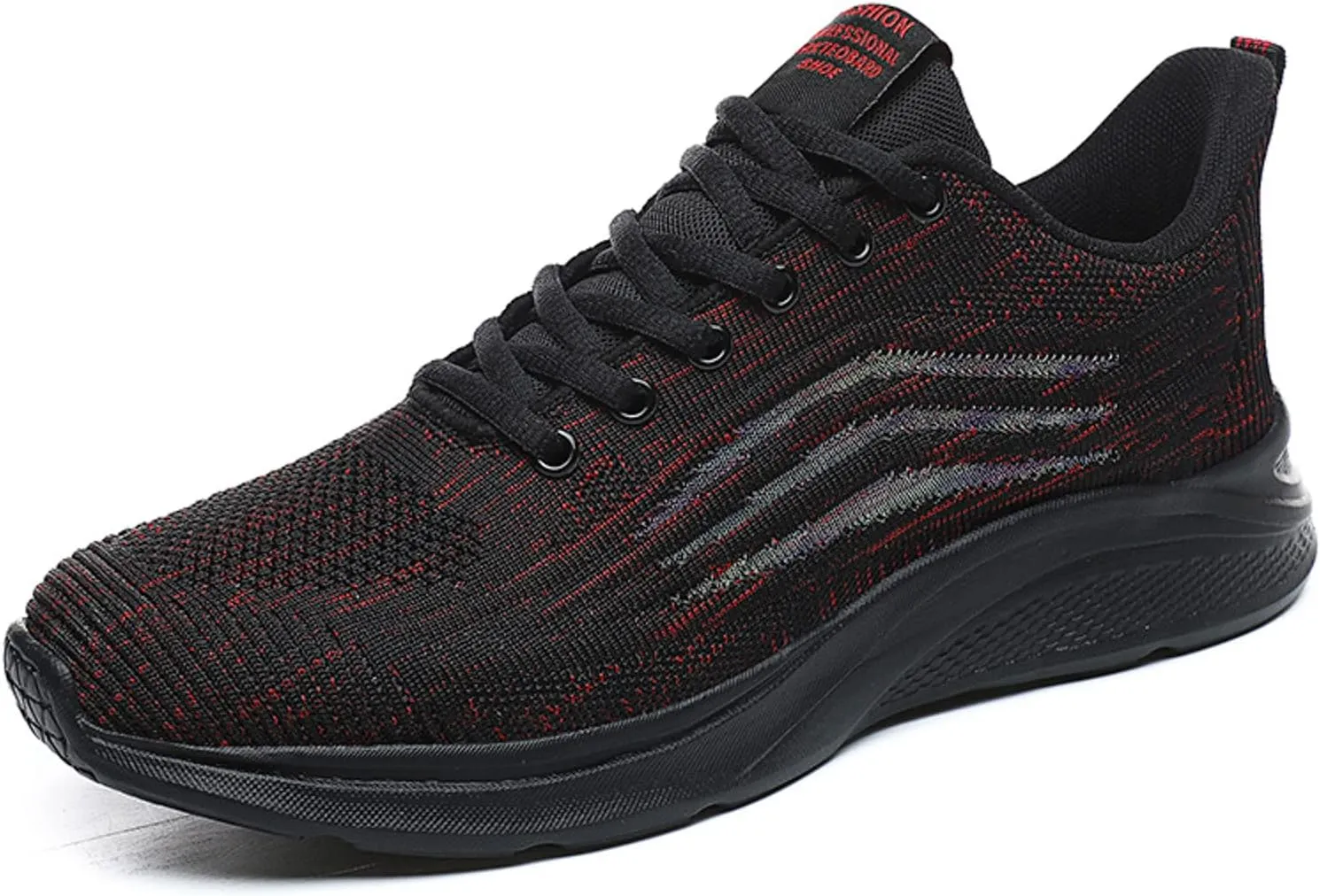 Mens Slip On Walking Shoes Casual Tennis Shoes Non Slip Thick Sole Cushion Running Sneakers Lightweight Workout Shoe Breathable Mesh Fashion Sneaker for Men Gym Outdoor Workout