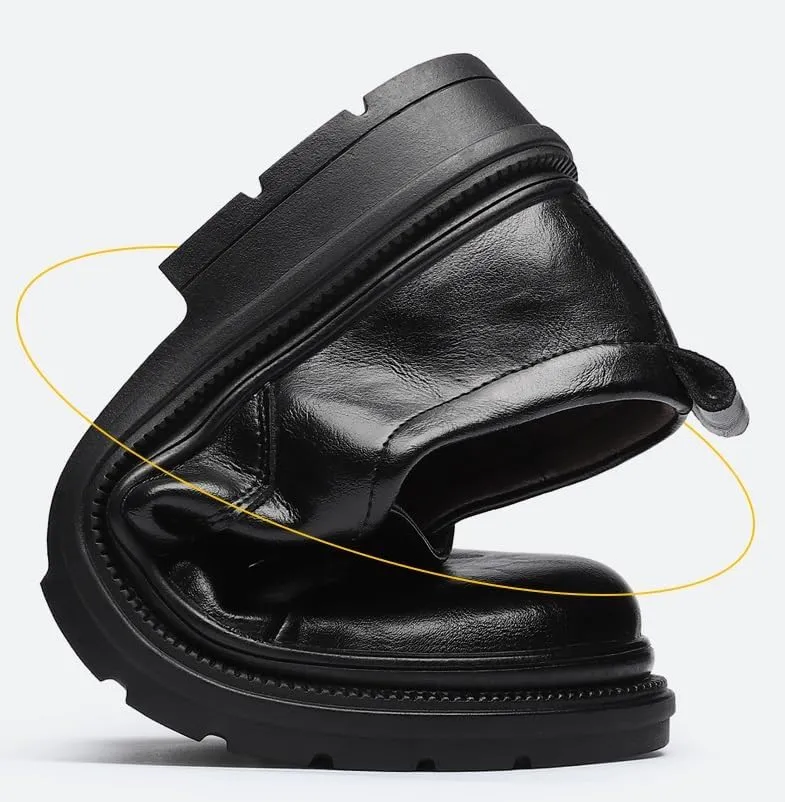 Men's Slip-Ons Loafers Mens Patent Leather Dress Shoes Business Formal Casual Comfortable Oxfords Shoes for Men