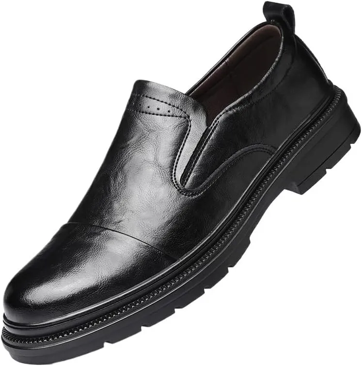 Men's Slip-Ons Loafers Mens Patent Leather Dress Shoes Business Formal Casual Comfortable Oxfords Shoes for Men