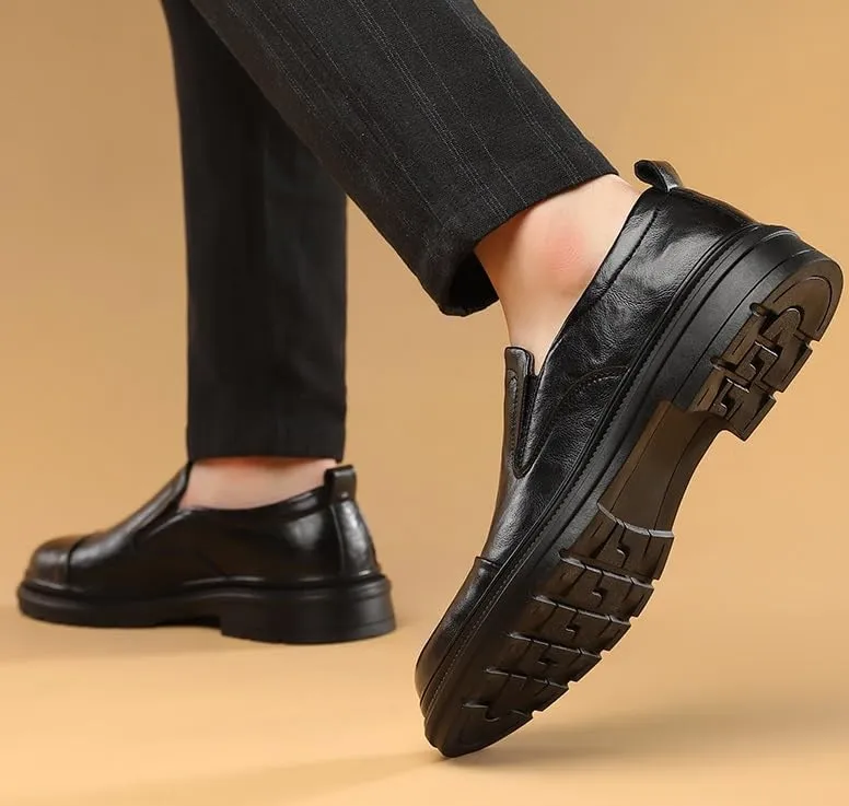 Men's Slip-Ons Loafers Mens Patent Leather Dress Shoes Business Formal Casual Comfortable Oxfords Shoes for Men