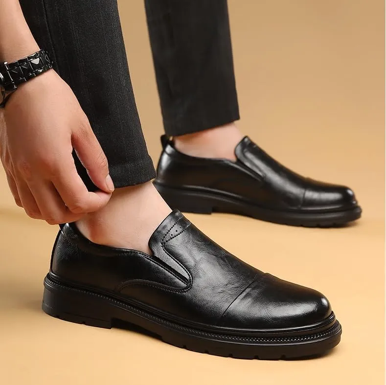 Men's Slip-Ons Loafers Mens Patent Leather Dress Shoes Business Formal Casual Comfortable Oxfords Shoes for Men