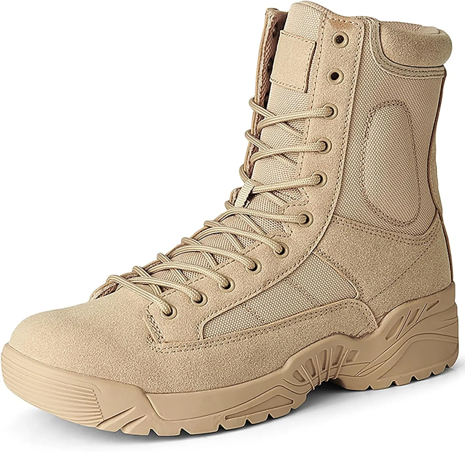 Mens Waterproof Hiking Boots Military Tactical Boots Combat Boots Breathable Police Patrol Boots Army Boots