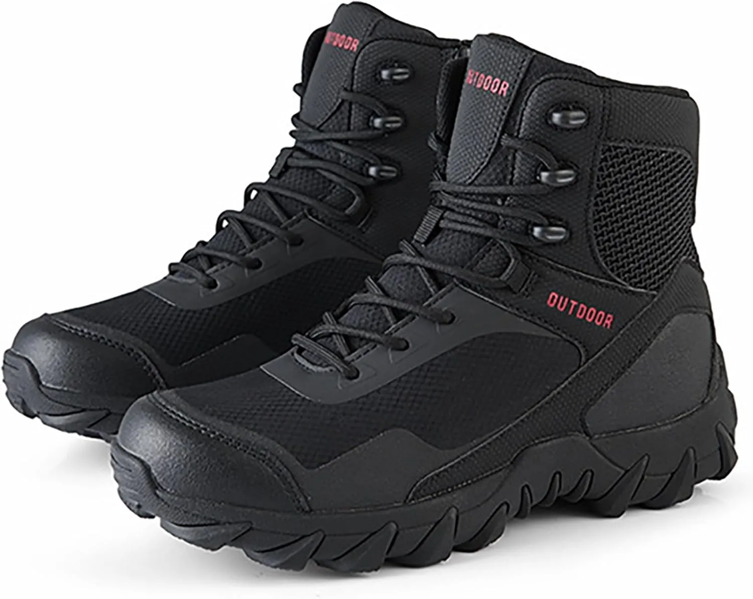Mens Waterproof Hiking Boots Military Tactical Boots Combat Boots Breathable Police Patrol Boots Army Boots