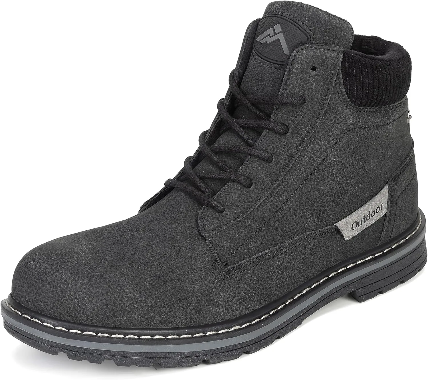 Men's Waterproof Mid-Top Chukka Boots for Work Everyday Wear Casual Outdoor