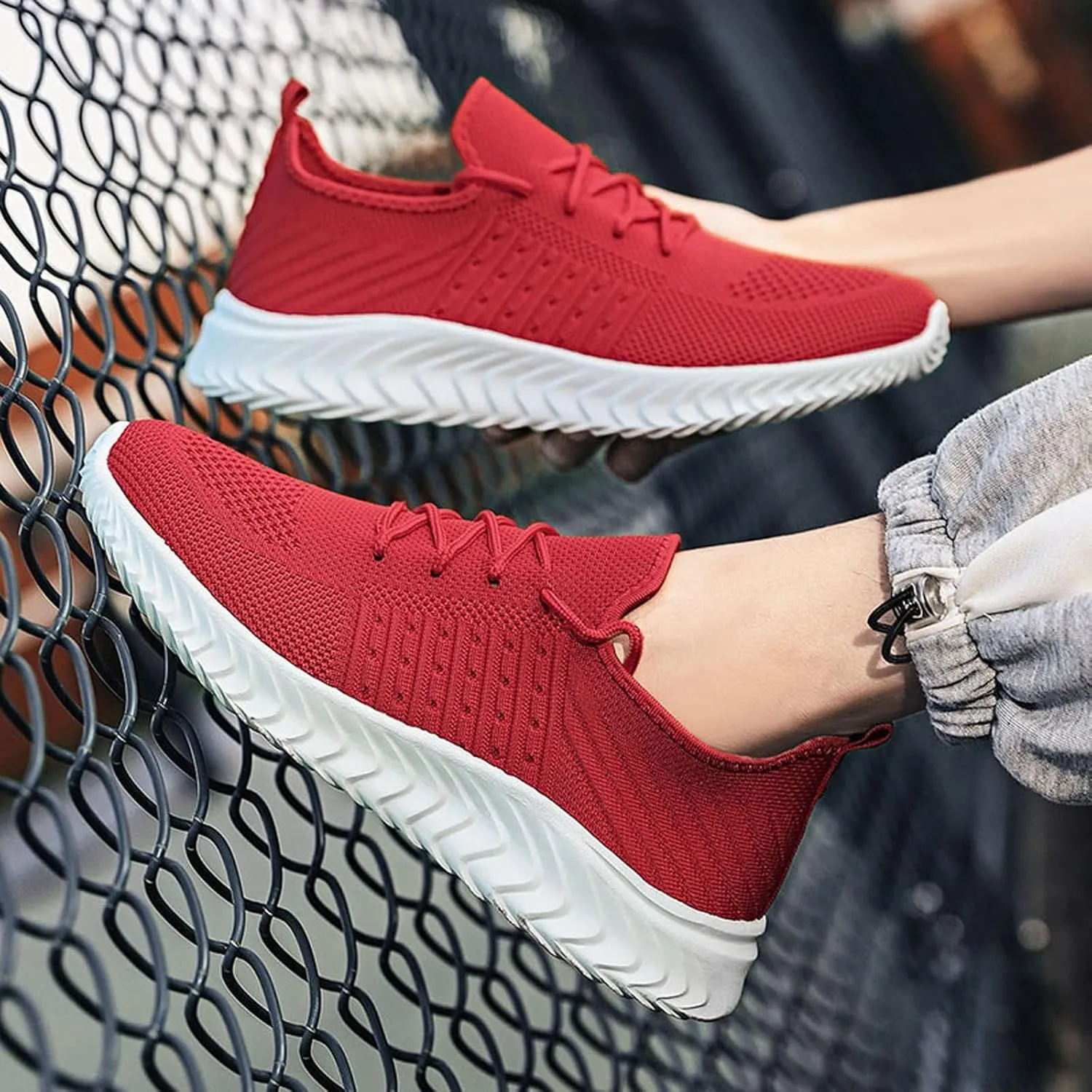 Mesh Color Breathable Soft Solid Men Bottom Shoes Up Fashion Casual Lace Sport Men's Shoes Sneaker