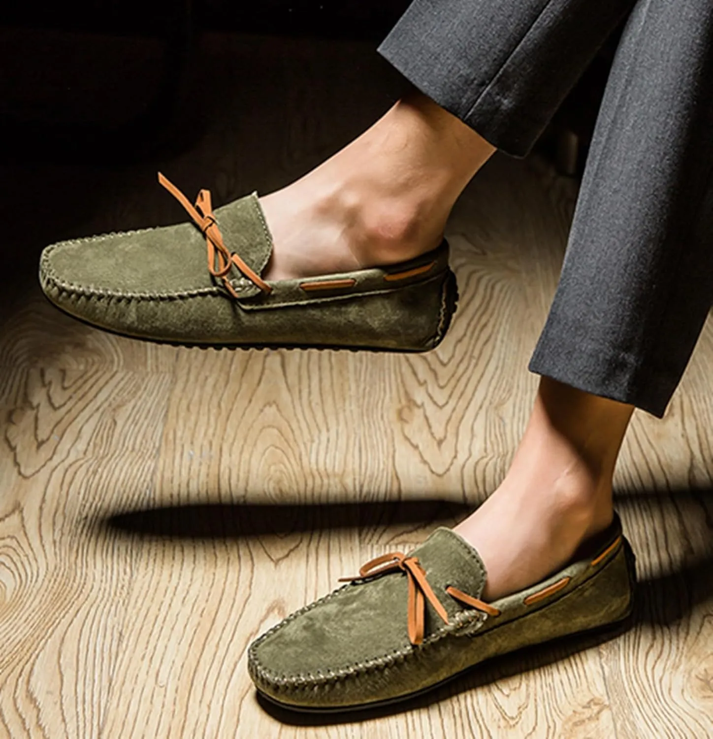 Minishion Boys Mens Casual Walking Slip ons Comfortable Summer Penny Loafter Driver Shoes YY002