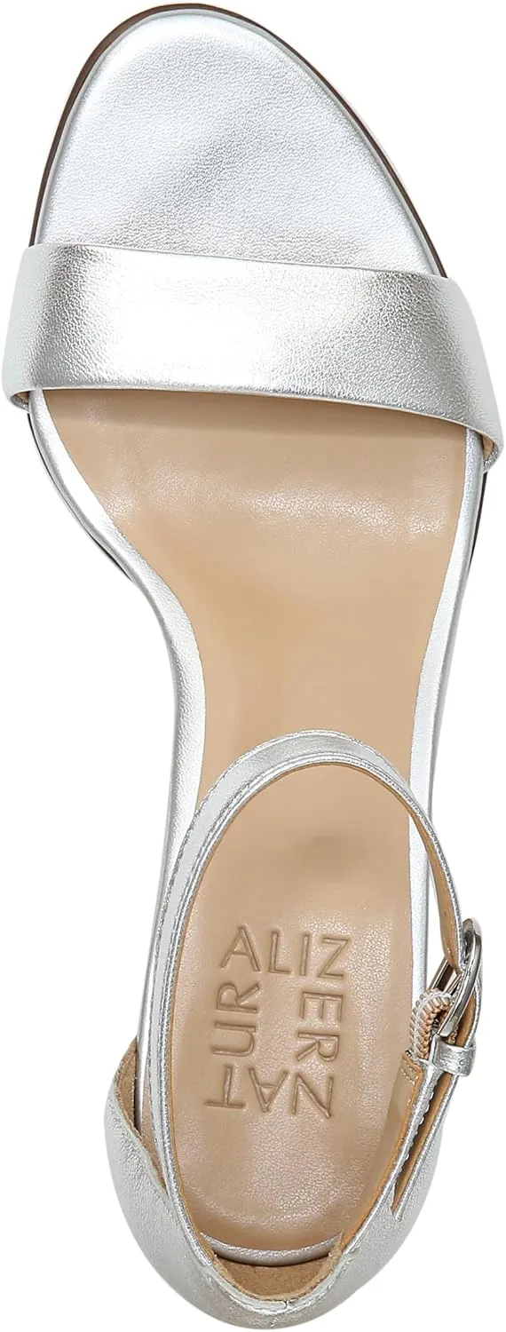 Naturalizer Women's Vera Ankle Strap Block Heel Dress Sandal