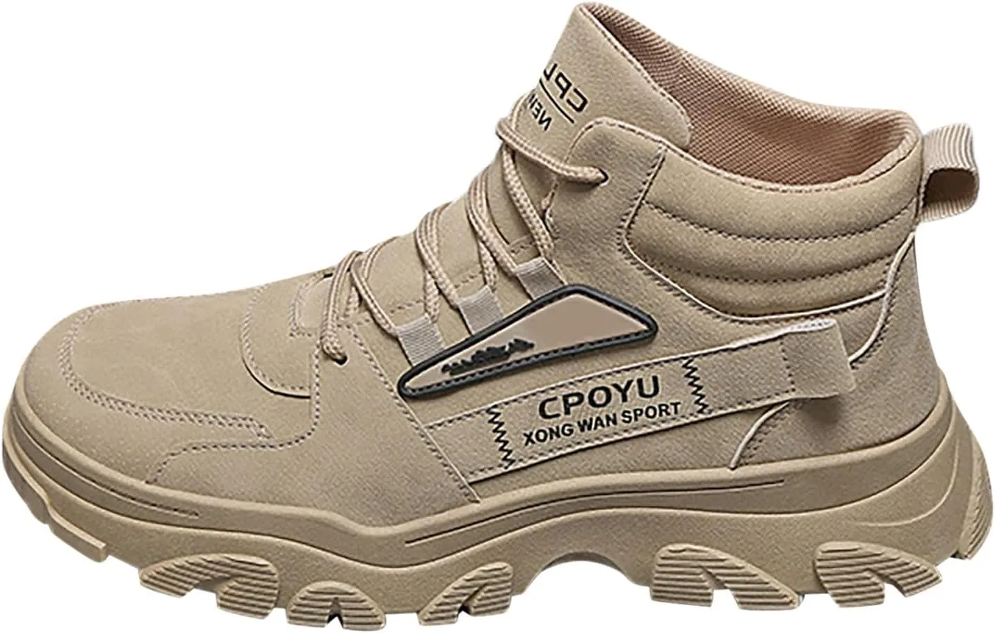 Non Slip Work Sport Shoes for Men Outdoor Athletic Slip-On Hiking Shoe Comfortable & Light-Weight Stretch Shoes