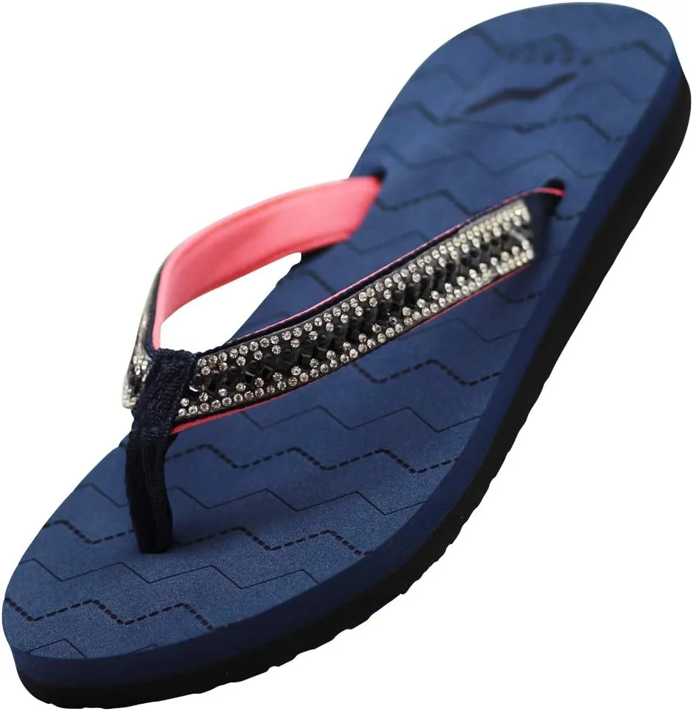 NORTY Womens Casual Flip Flop Thong Sandals For Beach, Pool or Everyday