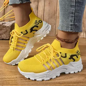 Orthopedic Sneakers Breathable Women Walking Shoes Slip on Trainers Women's Comfortable Casual Ladies Athletic Shoe Lightweight Breathable Fashion Casual Shoes for Travel Work ﻿