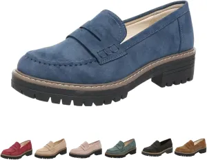 Orthoture-orthopedic Platform Loafers for Women,Wide Width Dress Shoes Ortho Comfort Shoes Slip On Penny Loafers
