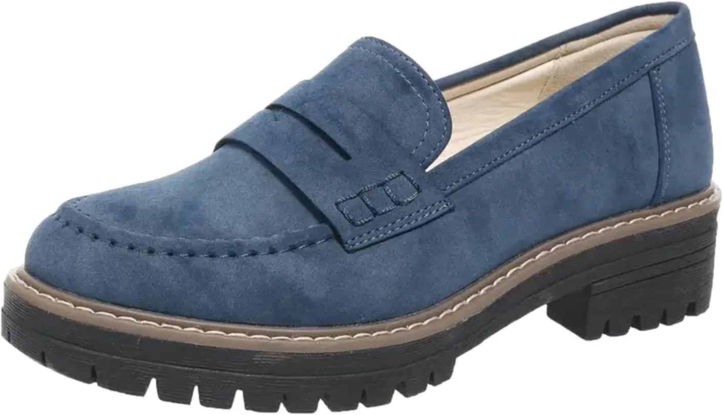 Orthoture-orthopedic Platform Loafers for Women,Wide Width Dress Shoes Ortho Comfort Shoes Slip On Penny Loafers