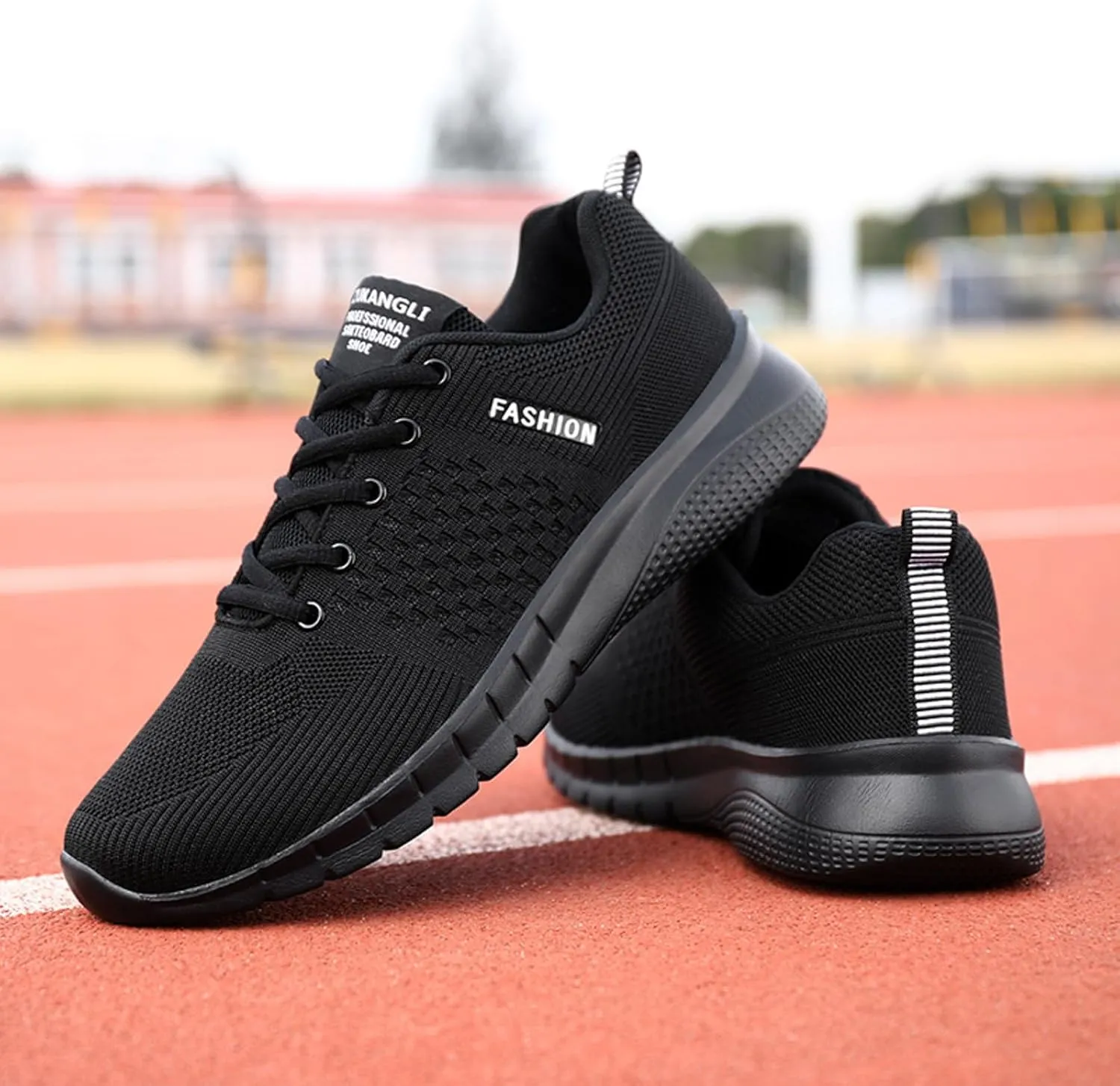 Outdoor Jogging Sneaker for Men Comfortable Breathable Stretch Canvas Slip On Sneaker Comfortable Stretch Shoes