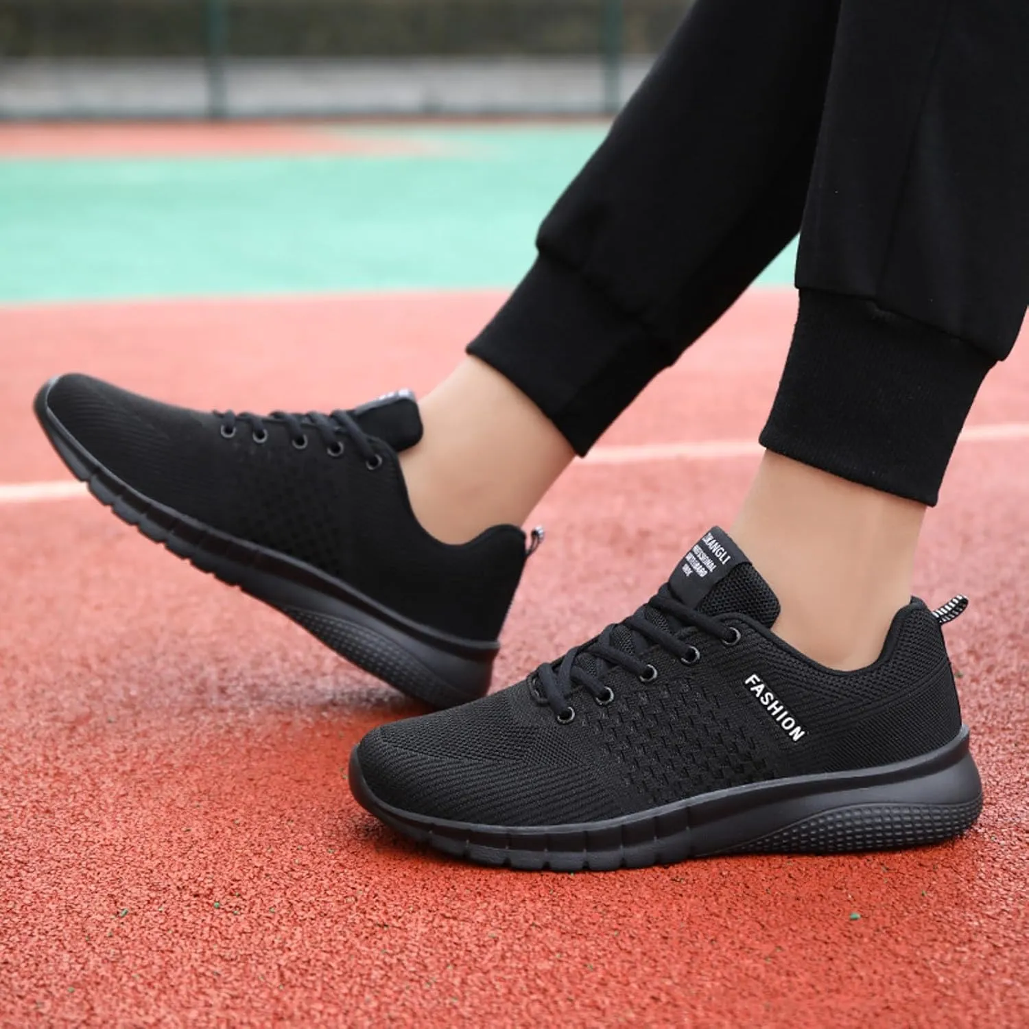 Outdoor Jogging Sneaker for Men Comfortable Breathable Stretch Canvas Slip On Sneaker Comfortable Stretch Shoes