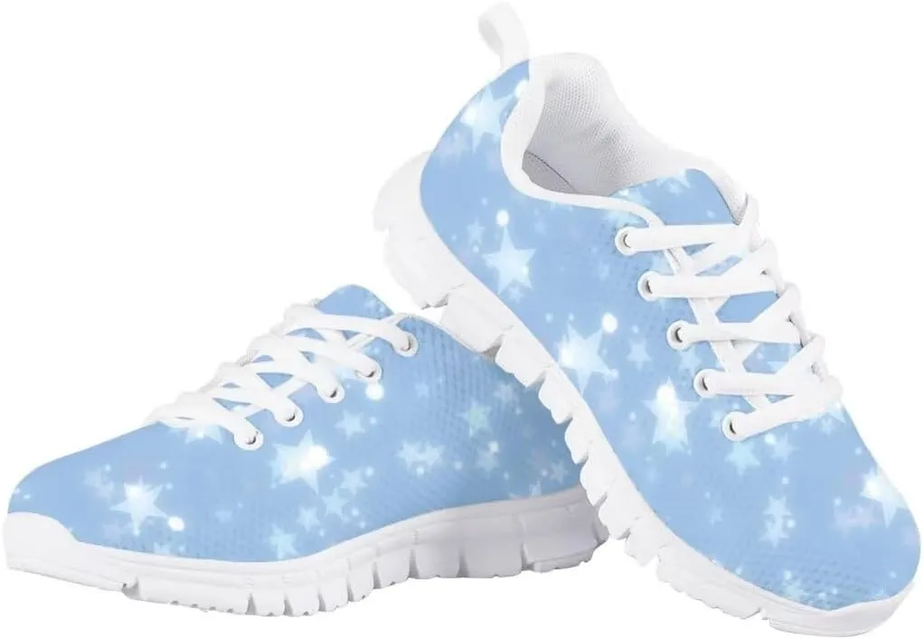 Pinupub Kids Sneakers for Boys Girls Tennis Running Shoes Lightweight Lace Up Walking Athletic Shoes