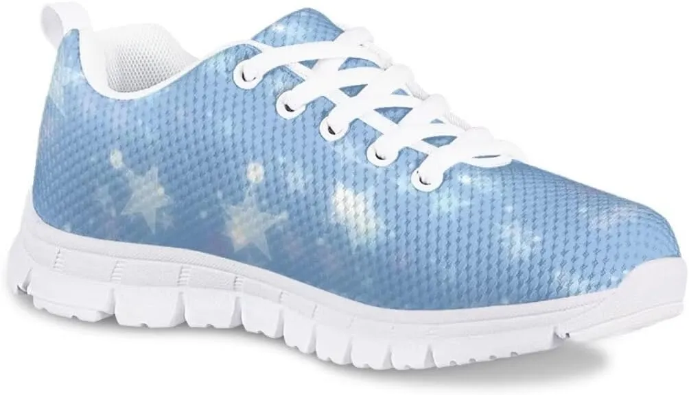 Pinupub Kids Sneakers for Boys Girls Tennis Running Shoes Lightweight Lace Up Walking Athletic Shoes
