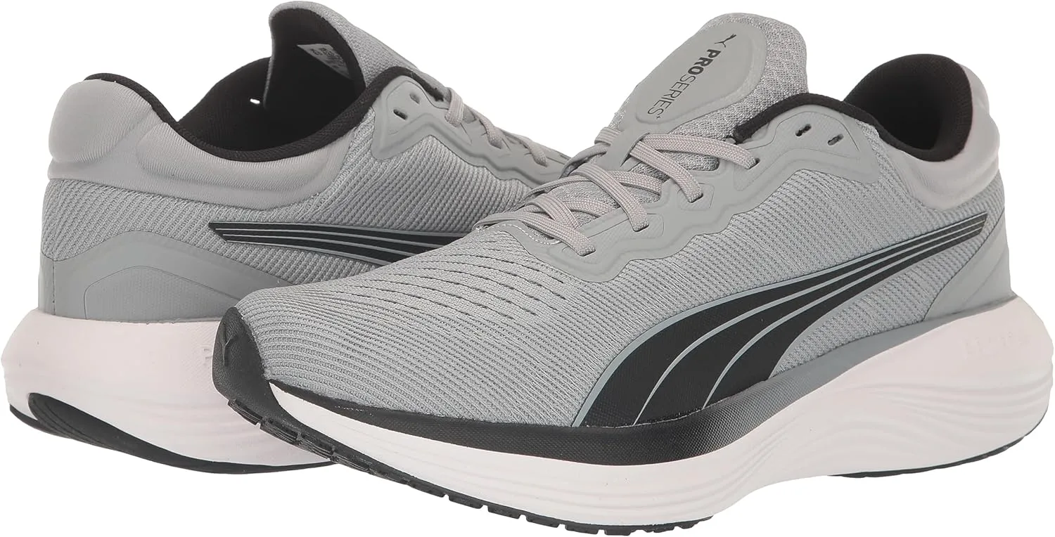 PUMA Men's Scend Pro Running Shoes, Cool Mid Gray-Black, 10