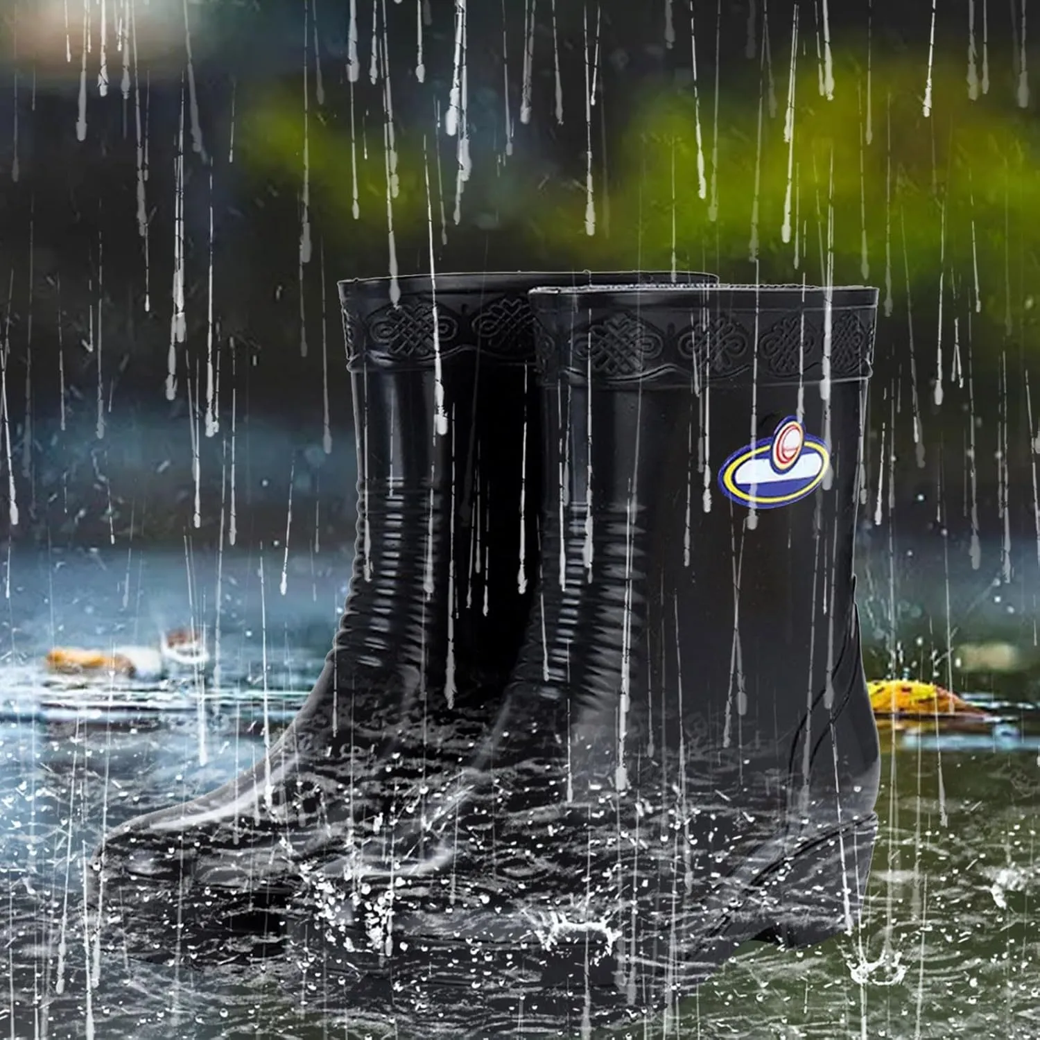 Rain Boots Women Women's Short Rain Boots Waterproof Garden Shoes Outdoor Rain Shoes for Hunting Gardening Farming