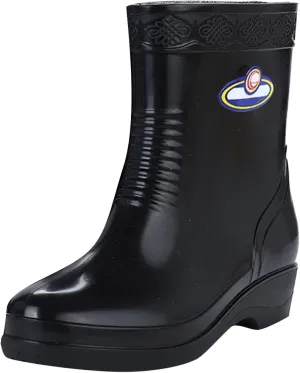 Rain Boots Women Women's Short Rain Boots Waterproof Garden Shoes Outdoor Rain Shoes for Hunting Gardening Farming