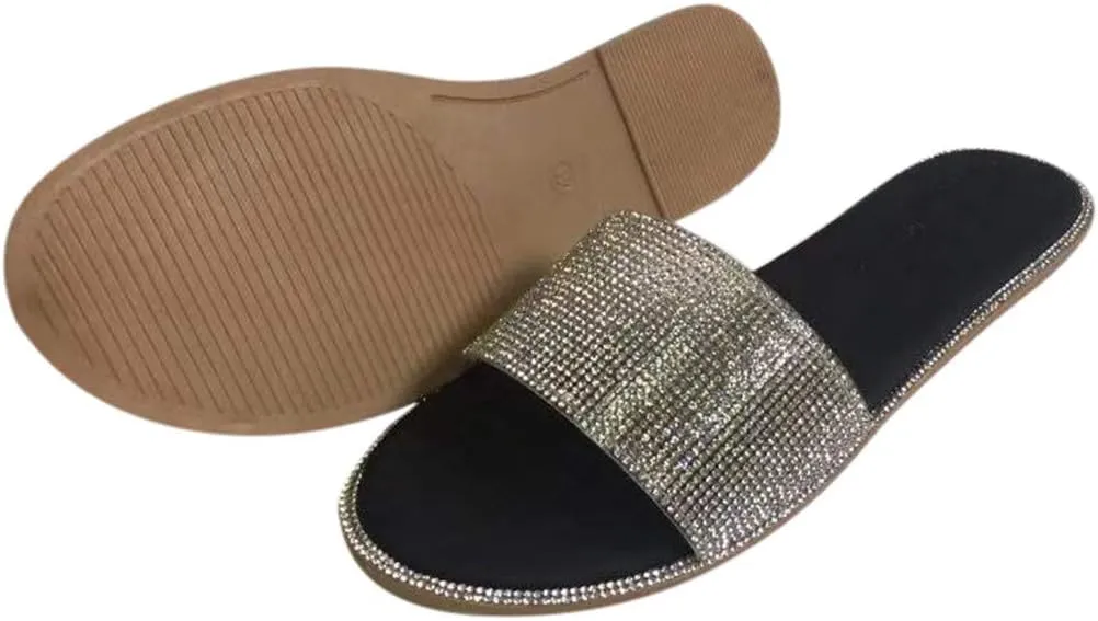 Sandals for Women Platform,2020 Crystal Comfy Platform Sandal Summer Beach Travel Shoes Sandal Ladies Flip Flops
