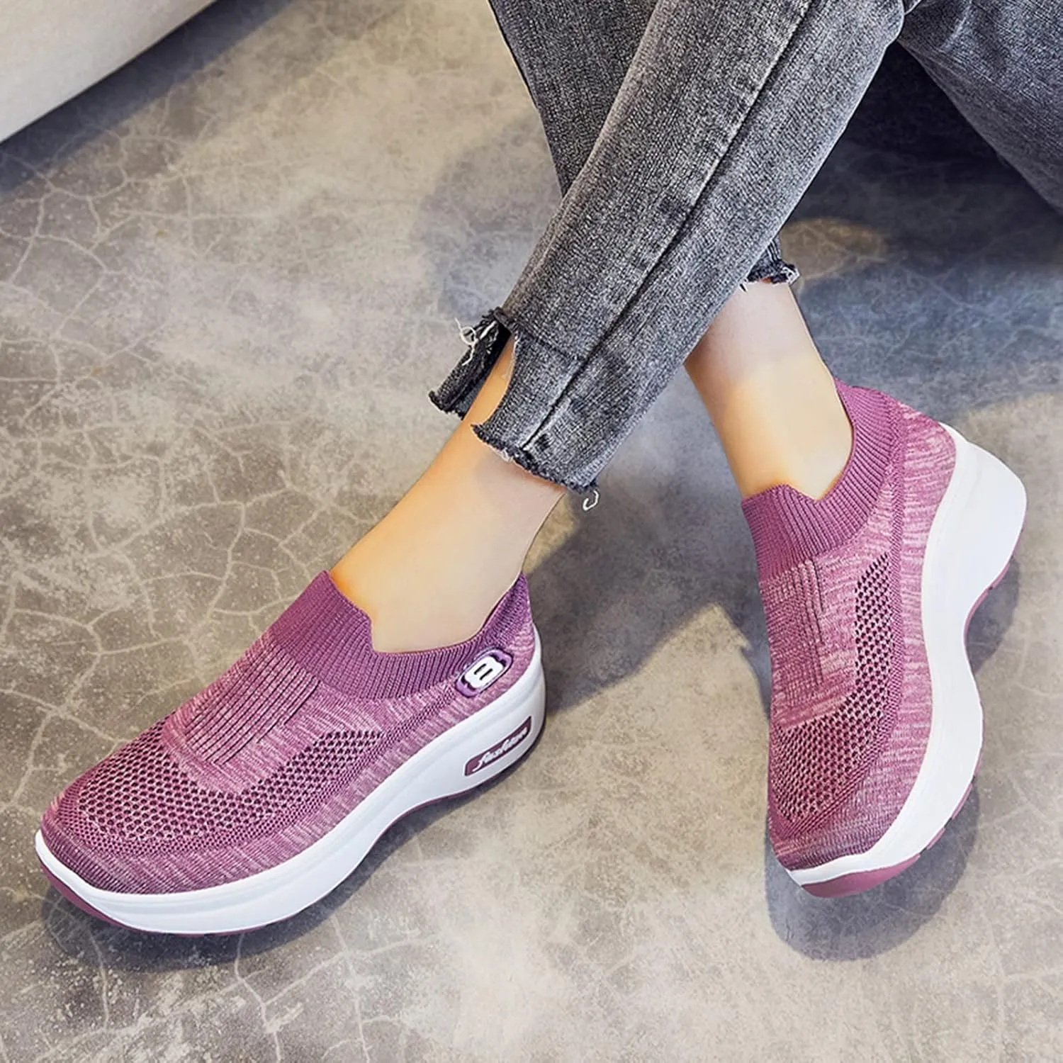 Sandals Women Comfortable Elegant Breathable Women Shoes Leisure Trainer Shoes Running Fitness Womens Sneaker Size 8
