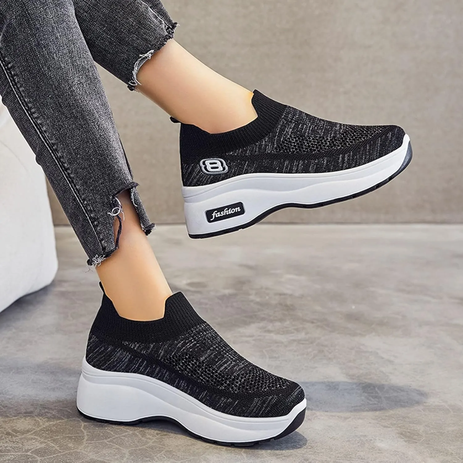 Sandals Women Comfortable Elegant Breathable Women Shoes Leisure Trainer Shoes Running Fitness Womens Sneaker Size 8