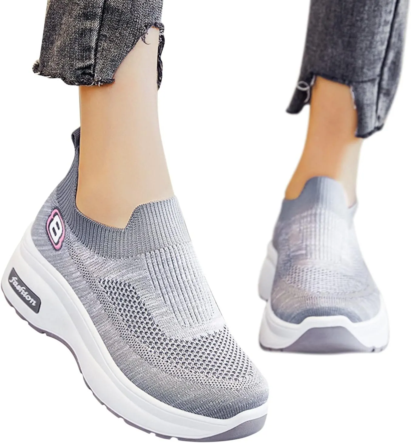Sandals Women Comfortable Elegant Breathable Women Shoes Leisure Trainer Shoes Running Fitness Womens Sneaker Size 8
