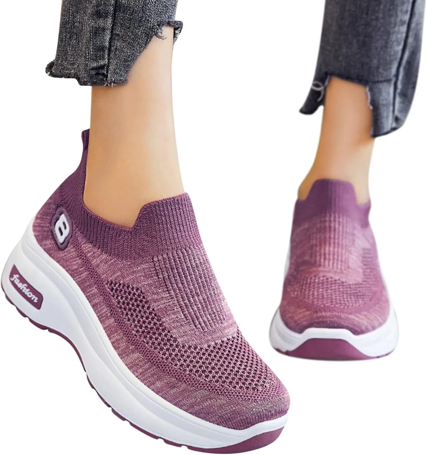 Sandals Women Comfortable Elegant Breathable Women Shoes Leisure Trainer Shoes Running Fitness Womens Sneaker Size 8