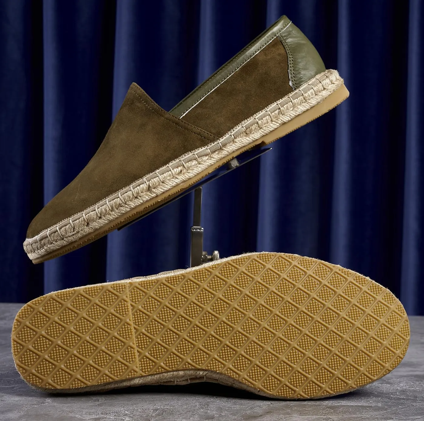 Santimon Men's Loafers & Slip-Ons Dress Casual Suede Slippers Shoes Penny Loafers for Men Tuxedo Mocasines Summer Shoes Mens Driving Loafers