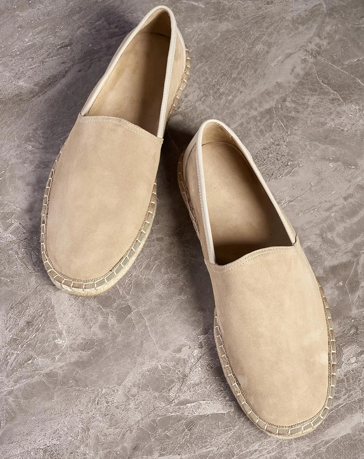 Santimon Men's Loafers & Slip-Ons Dress Casual Suede Slippers Shoes Penny Loafers for Men Tuxedo Mocasines Summer Shoes Mens Driving Loafers