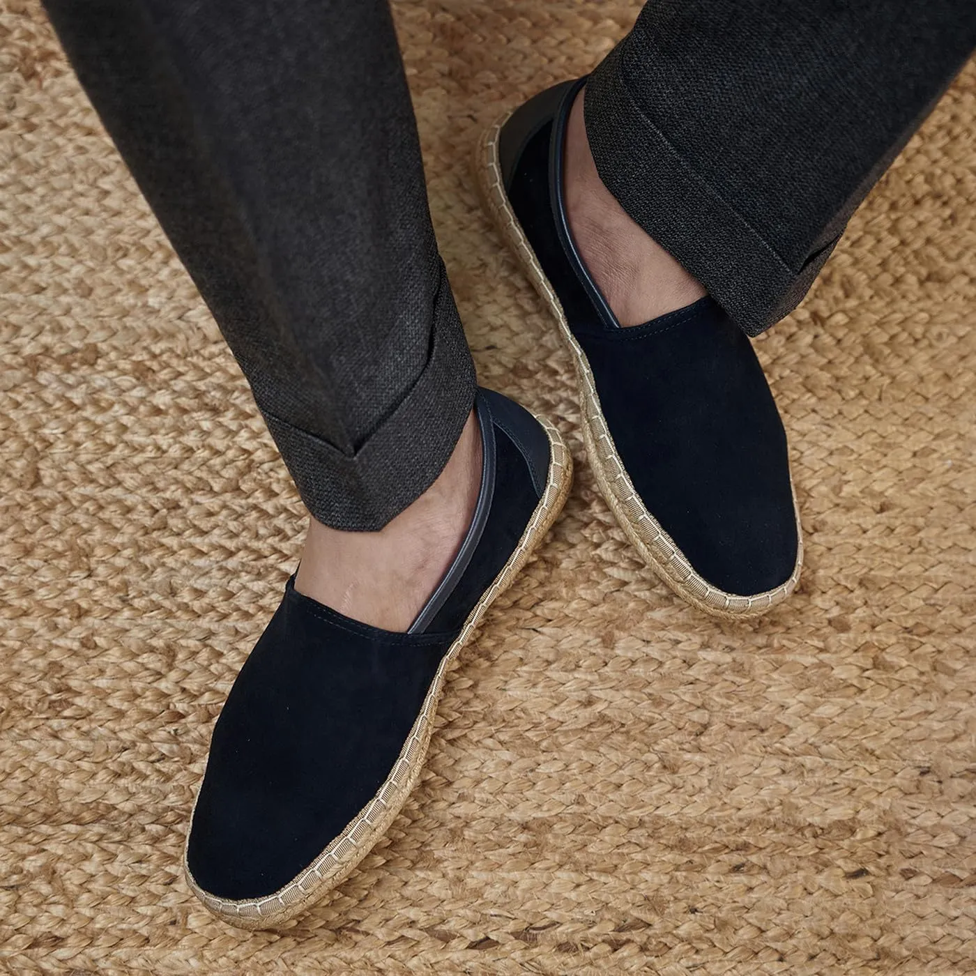 Santimon Men's Loafers & Slip-Ons Dress Casual Suede Slippers Shoes Penny Loafers for Men Tuxedo Mocasines Summer Shoes Mens Driving Loafers