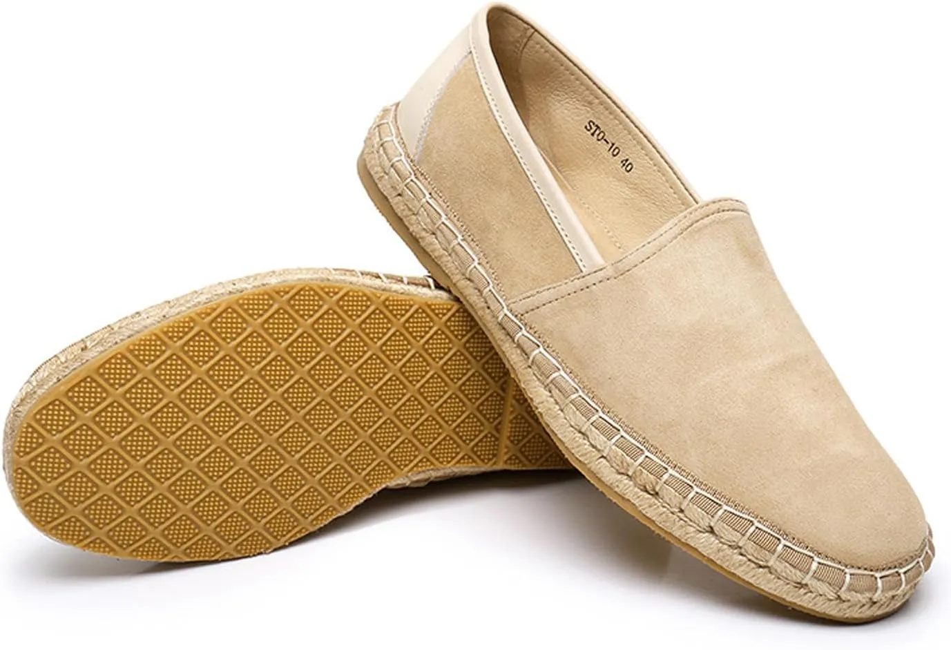 Santimon Men's Loafers & Slip-Ons Dress Casual Suede Slippers Shoes Penny Loafers for Men Tuxedo Mocasines Summer Shoes Mens Driving Loafers
