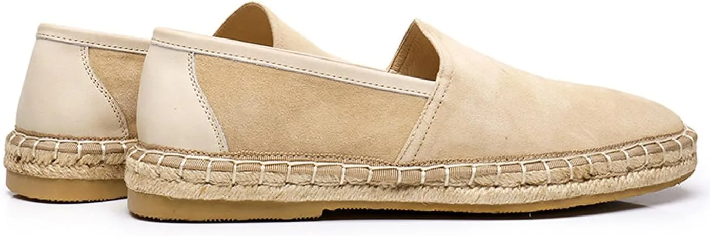 Santimon Men's Loafers & Slip-Ons Dress Casual Suede Slippers Shoes Penny Loafers for Men Tuxedo Mocasines Summer Shoes Mens Driving Loafers