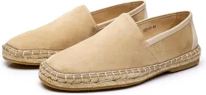 Santimon Men's Loafers & Slip-Ons Dress Casual Suede Slippers Shoes Penny Loafers for Men Tuxedo Mocasines Summer Shoes Mens Driving Loafers