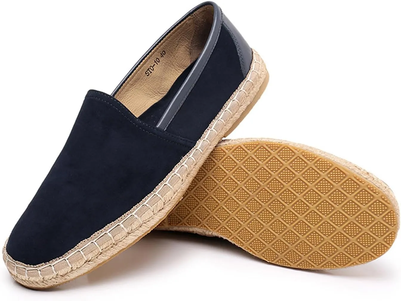 Santimon Men's Loafers & Slip-Ons Dress Casual Suede Slippers Shoes Penny Loafers for Men Tuxedo Mocasines Summer Shoes Mens Driving Loafers